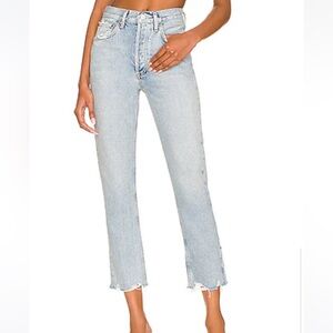 Riley High Rise Straight Crop